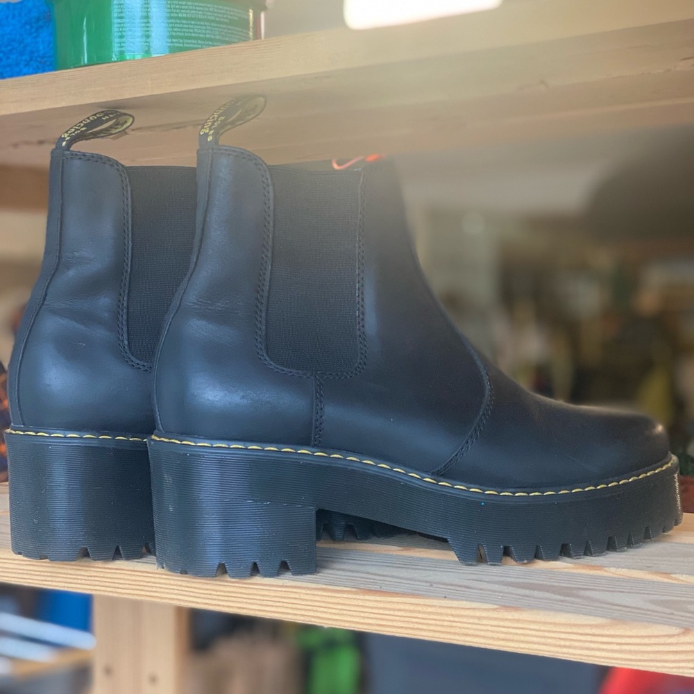 Women’s Black Doc Martens high heel boots
